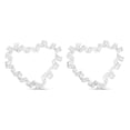 thumbnail image 3 of QualitChoice Xmas Double Layer Cloth Decorative Ribbon Lights Holiday Christmas Tree Room Bar Coffee Shop Ornaments Silver, Warm 2M 2Set, 3 of 6