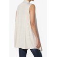 thumbnail image 4 of TheMogan Women's Long Vests Sleeveless Draped Lightweight Open Front Cardigan, 4 of 7