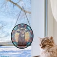 thumbnail image 5 of Stained Glass Goat AnImal Suncatcher Mountain Goat Light Catcher Window Hangings House Decoration House Decor Ram Lover Capricorn New House, Stained Glass Ornament 2025, Holiday, 5 of 6