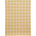 thumbnail image 1 of Momeni GEOINGEI31YEL5070 5 x 7 ft. Geo India Hand Made Contemporary Rectangle Area Rug, Yellow, 1 of 1
