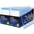 thumbnail image 1 of Top Loaders con mangas para tarjetas, 400 quilates, más 200 unidades, mangas suaves, PJU, 1 of 6