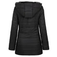 thumbnail image 5 of LEEYNEER Womens Sweatshirt Hooded Jacket Warm Jacket Black M, 5 of 6