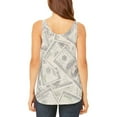 thumbnail image 2 of Cash Money Juniors Flowy Side Slit Tank Top, 2 of 2