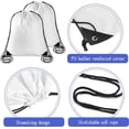 thumbnail image 3 of 2PCS Drawstring Bags PE Bags Drawstring Gym Bag Fluorescent Green Draw String Bags Drawstring Backpack for Sports, Gym, Travel, Swimming, Beach for Women Men, 3 of 7
