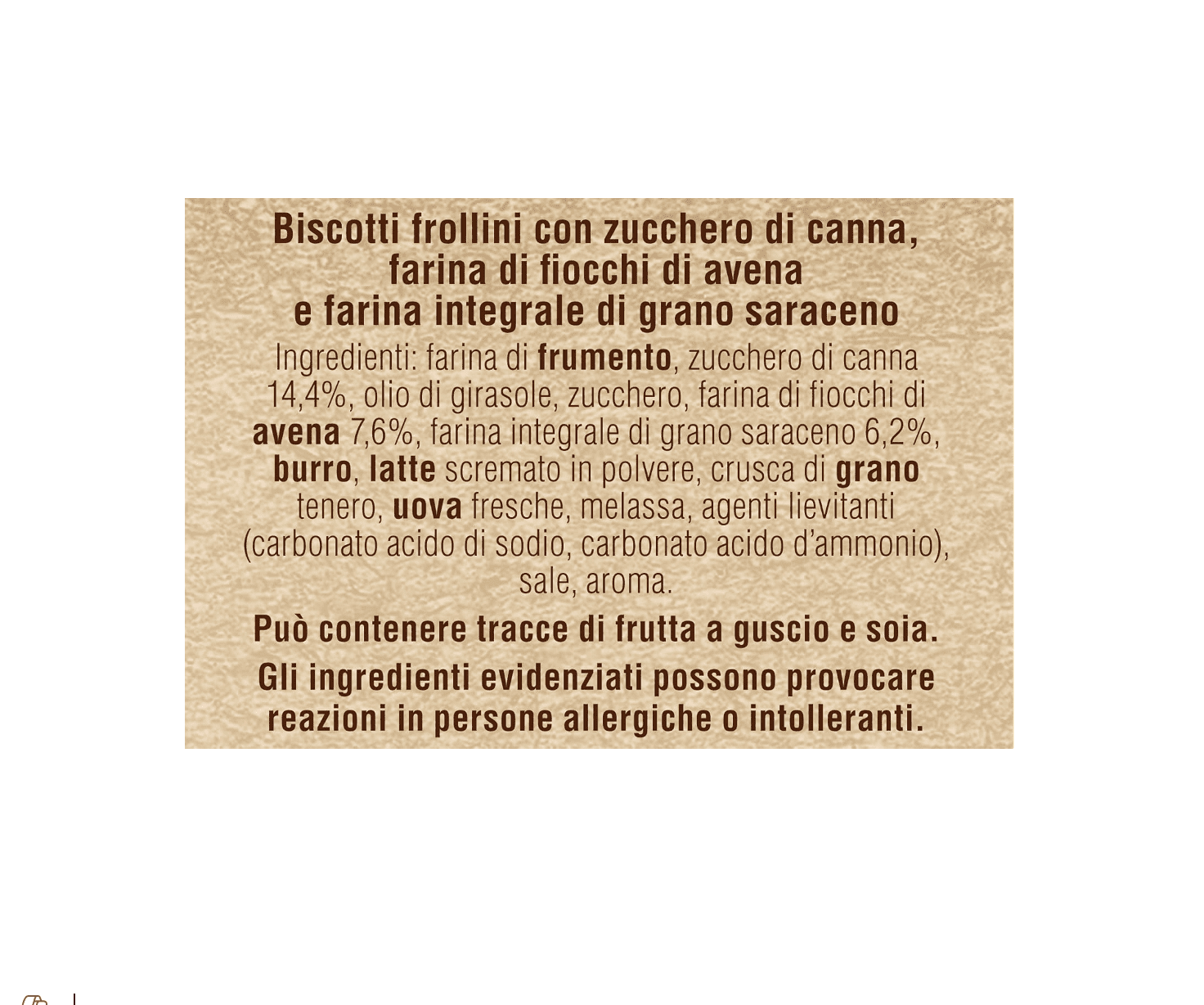 Mulino Bianco: "Molinetti" Shortbread cookies with flour buckwheat and brown sugar - 28.21 Oz (800g)