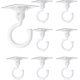 thumbnail image 1 of 8 Pieces Transparent Hooks 360 De Rotating Hook Hook Ceiling Hooks Without Ing, 1 of 5