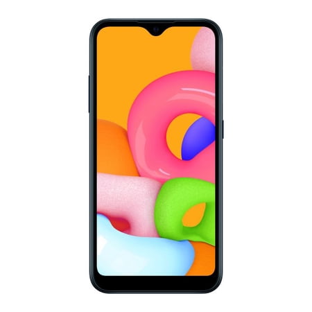Total Wireless |Samsung Galaxy A01 |16GB | Black | Prepaid Smartphone |Brand New