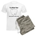 thumbnail image 6 of CafePress - The Molar Bear. Fighting Against Enamel Cruelty Pa - Men's Light Loose Fit Cotton Pajama Set, 6 of 7