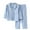 Light Blue, variant on Baby Button Down Pajamas Set Shirt and Pants Toddler Cotton Pjs Long Sleeve Sleepwear Kids Pajamas