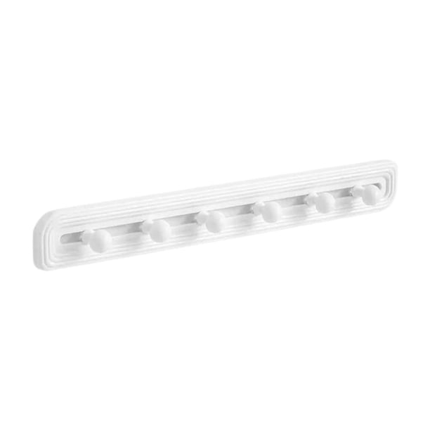 Soporte para raquetas de pared, solución de almacenamiento para palas de tenis, gancho para bádminton L blanco