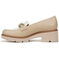 thumbnail image 2 of Naturalizer Womens Desi Chain Detail Platform Lug Sole Heeled Loafer Tan/White 8.5M, 2 of 5