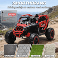 thumbnail image 2 of Holaki 24V Kids Ride On UTV Car, 120Wh Battery, Dual 380W Motors, Top Speed 4.97 MPH, Ages 3-6, Electric Ride On Toy with Remote Control, Bluetooth, Music, LED Lights, 4-Wheel Suspension, Red, 2 of 10