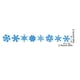 thumbnail image 5 of Adornos navideños, regalos navideños, 50 copos de nieve blancos para árbol de Navidad, decoración navideña de plástico con purpurina, varios patrones, adecuados para coronas de árbol de interior y ext, 5 of 8