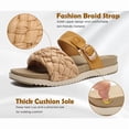 thumbnail image 3 of Women's Comfort Breathable Quick-Dry Arch Support Slippers with Double Strap, 3 of 6