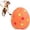 Gold, variant on Squeaky Dog Toys for Puppies Small Medium Dogs | 2.4" Soft Bouncing Interactive Egg Shape Dog Ball Toys