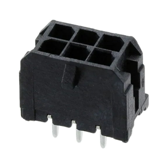 Pack of 4 0430450627 Connector Header Through Hole 6 position 0.118 (3.00mm) :RoHS