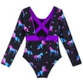 thumbnail image 5 of MSemis Kids Girls Gymnastic Leotard Unitard Ballet Dance Bodysuit, 5 of 5