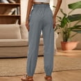 thumbnail image 5 of Tauxra Casual Jogger Pants for Women, Elastic Waist, Relaxed Fit, Side Pockets, Tapered Cuff, 5 of 6
