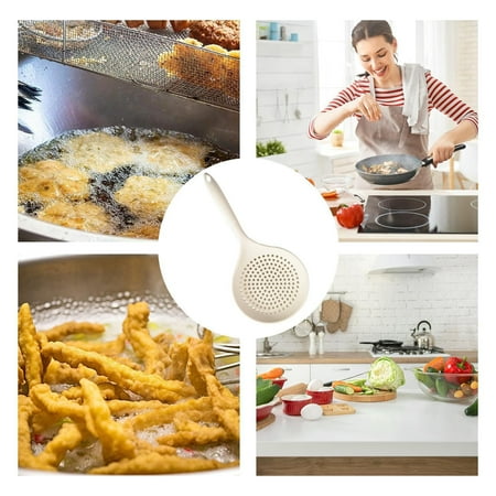 

HMPEAIIY Silicone Spoon Silicone Strainer Non Stick | Food Grade Silicone Spoons| Heat Silicone Cooking Spoon | Heatproof Strainer Slotted Spoon | Silicone Filte Vanity Strainer Strainer Bags Fr