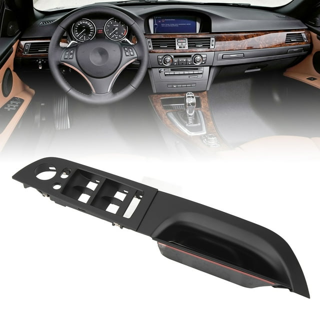 Driver Side Control Switch Panel, Window Switch Armrest Handle For 3 Series E90 Sedan LCI 2009 To 2011