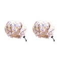 thumbnail image 2 of Qarigey Gorro de dormir de noche para niños con hebilla ajustable, gorro de dormir de satén, accesorio para la cabeza para el hogar, baño, hoteles, Rosado 2piezas Qarigey CBP320717, 2 of 6