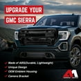 thumbnail image 3 of AMERICAN MODIFIED Grille w/Emblem Base, 19-21 GMC Sierra 1500, Glossy Black, 3 of 8