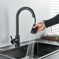 thumbnail image 5 of Automatic Touch Sensor Kitchen Faucet with Pull Down Sprayer Black Sink Mixer, 5 of 10