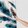 thumbnail image 3 of Pratyus Feathers Flying Abstract Printed Shower Curtain Set with Hooks, Chic Modern Bathroom Decor, 100% Polyester Fiber, Various Sizes 69x72, 3 of 7