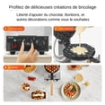 thumbnail image 5 of VEVOR Commercial Bubble Waffle Maker, 1400W Egg Pancake Baker Machine, Non-Stick Stainless Steel Egg Bubble Puff, 180° Rotatable, Temp and Time Control, Wooden Handle, for Restaurant Bakery Snack Bar, 5 of 9