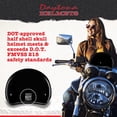 thumbnail image 3 of Medio casco de moto Daytona Helmets Skull Cap Black XL, 3 of 7