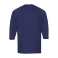 thumbnail image 6 of Fabrcox Men's Henley Shirts Raglan V Neck 3/4 Sleeve for Men Solid Color Jersey Workout Sports Casual Basic Pullover Shirt L, 6 of 7