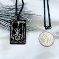 thumbnail image 3 of Biker Jewelry Men - Biker Necklace - Hanged Man Tarot Necklace - Hip Hop Jewelry (The Hanged Man), 3 of 6
