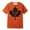 Orange, variant on Canadian Maple Leaf T Shirt Comfort Fit Mens Casual Tee for Everyday Wear and Patriotic Style
