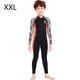 thumbnail image 2 of Traje de buceo Traje de buceo Secado rápido Niños con mangas largas de manga larga y pantalones Jumpsuit de carrocería de cuerpo completo para snorkeling Surfing Negro XXL kenally OD003661-10, 2 of 7