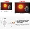 thumbnail image 3 of Dreamtimes Solar System 500 Piece Jigsaw Puzzle, Wall Artwork Puzzle Games for Adults Teens 20.5" L X 14.9" W, 3 of 7
