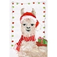 thumbnail image 3 of Swatland, Sally 17x24 Black Modern Framed Museum Art Print Titled - Holiday Llama II, 3 of 5