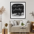 thumbnail image 4 of Historic Framed Print, Reading the War Bulletins, Chinatown, San Francisco, 17-7/8" x 21-7/8", 4 of 9