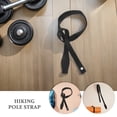 thumbnail image 4 of OUNONA 4Pair Black Adjustable Ski Pole Straps with Elastic Hooks for Trekking and Skiing Activities, 4 of 8