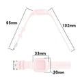 thumbnail image 5 of Correa De Reloj Compatible Con Garmin Fit Jr3, Correa Deportiva De Silicona Suave, Pulsera De Repuesto Minnieouse EL017229-12, 5 of 5