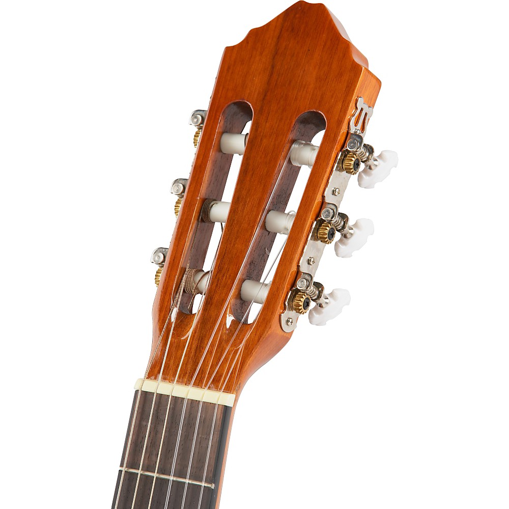 Lucero LC100CE Cutaway Classical Acoustic-Electric Guitar Natural