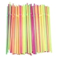 thumbnail image 2 of Pajitas para beber,Pajitas desechables para beber de colores surtidos,Pajitas flexibles de plástico de colores para decorar festivales,Pajitas de 8 pulgadas de largo Suministros para fiestas, 2 of 9