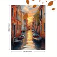 thumbnail image 3 of Qisvanset 12x16 Inch Venice Canal Watercolor Canvas Wall Art, Classic European City Scenery Home Wall Decoration, 3 of 8