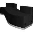 thumbnail image 2 of Flash Furniture Hercules Alon 4 Piece Reception Seating in Black, 2 of 6