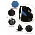 thumbnail image 2 of Labymos Pet Backpack Dog Cat Carrier with Double Zip Clear Window Side Pockets Pet Travel, 2 of 8