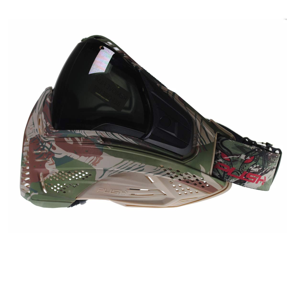 Push Unite Paintball Goggles MASK with Quad PANE Lens and CASE Predator