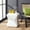 Ivory, variant on SAFAVIEH Conan Outdoor Patio Concrete Accent Stool, Black