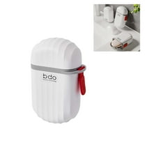 TOPRenddon Shower Soap Holder, Double Layer Soap Dish with Draining Tray, Wall Mounted Bar Soap Holder, Adhesive Soap Saver Box Case for Shower Wall,Bathroom,Sink,Tub,Waterfall