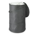 thumbnail image 2 of Whitmor Collapsible Laundry Sorter Basket Hamper with Zippered Lid - Gray, 2 of 6