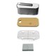 thumbnail image 1 of Contenedor de almuerzo de aluminio Caja de bocadillos portátil Caja de Bento para acampar, 1 of 8