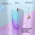 thumbnail image 5 of ULAK Case for iPhone 11 , Heavy Duty Shockproof Rugged Protection TPU Bumper Phone Case for Apple iPhone 11 6.1 inch,  Purple Blue, 5 of 8